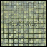 Verde Laguna Green Marble 5/8x5/8 Mosaic Tile Polished